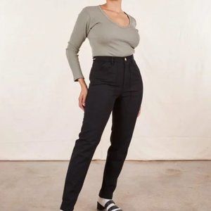 Black Big Bud Press Pencil Pants Medium